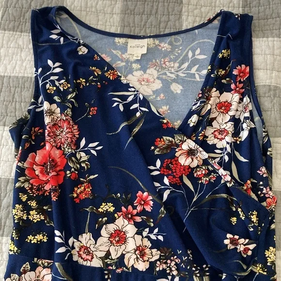 Kaileigh Floral Faux Wrap Dress - Picture 3 of 3